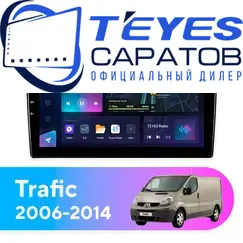 Штатная магнитола TEYES CC3L 4/64 10.2" для Renault Trafic 2006-2014