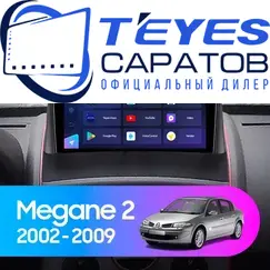 Штатная магнитола TEYES CC3 2K 4/64 9.5" для Renault Megane 2002-2009