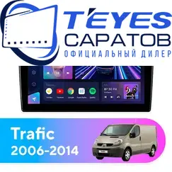 Штатная магнитола TEYES CC3 2K 4/64 10.36" для Renault Trafic 2006-2014