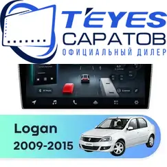 Штатная магнитола TEYES CC4 Pro 12/256 9.5" для Renault Logan 2009-2015