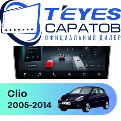Штатная магнитола TEYES CC4 Pro 12/256 9.5" для Renault Clio 2005-2014