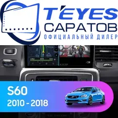 Штатная магнитола TEYES CC3 2K 4/32 9.5" для Volvo S60 2010-2018