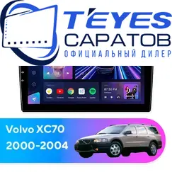 Штатная магнитола TEYES CC3 6/128 9" для Volvo XC70 2000-2004