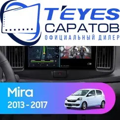 Штатная магнитола TEYES CC3 2K 4/32 9.5" для Daihatsu Mira 2006-2018