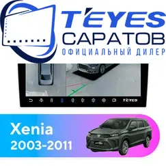 Штатная магнитола TEYES CC3 2K 360 6/128 9.5" для Daihatsu Xenia 2003-2011