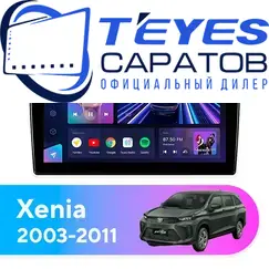 Штатная магнитола TEYES CC3 2K 4/32 9.5" для Daihatsu Xenia 2003-2011