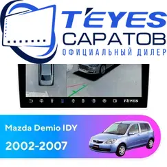Штатная магнитола TEYES CC3 2K 360 6/128 9.5" для Mazda Demio 2002-2007