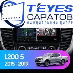 Штатная магнитола TEYES CC3L 4/64 9" для Mitsubishi L200 2015-2019 - комплектация [F1]
