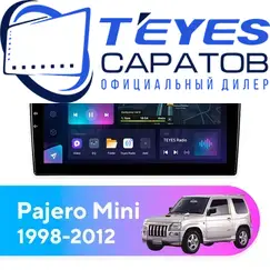 Штатная магнитола TEYES CC3L 4/32 9" для Mitsubishi Pajero Mini 1998-2012