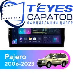 Штатная магнитола TEYES CC3L 4/32 9" для Mitsubishi Pajero 2006-2023