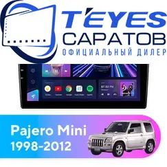 Штатная магнитола TEYES CC3 4/32 9" для Mitsubishi Pajero Mini 1998-2012