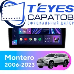 Штатная магнитола TEYES CC3 2K 4/32 9.5" для Mitsubishi Montero 2006-2023