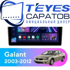 Штатная магнитола TEYES CC3 2K 4/64 9.5" для Mitsubishi Galant 2003-2012