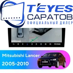 Штатная магнитола TEYES CC3 2K 360 6/128 9.5" для Mitsubishi Lancer 2005-2010