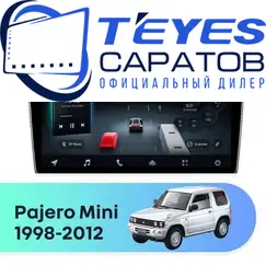 Штатная магнитола TEYES CC4 Pro 8/128 9.5" для Mitsubishi Pajero Mini 1998-2012