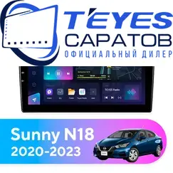 Штатная магнитола TEYES CC3L 4/32 10.2" для Nissan Sunny 2020-2023
