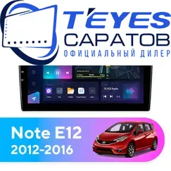 Штатная магнитола TEYES CC3L 4/32 10.2" для Nissan Note 2012-2016
