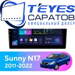 Штатная магнитола TEYES CC3L 4/32 10.2" для Nissan Sunny 2011-2022