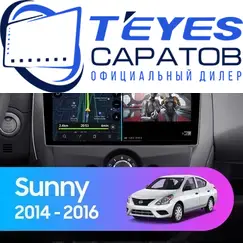 Штатная магнитола TEYES CC3 4/32 9" для Nissan Sunny 2011-2022