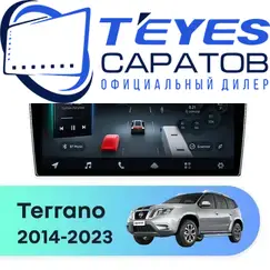 Штатная магнитола TEYES CC4 Pro 12/256 9.5" для Nissan Terrano 2014-2023