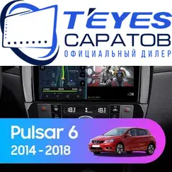 Штатная магнитола TEYES CC3L 4/64 9" для Nissan Pulsar 2014-2018