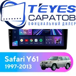 Штатная магнитола TEYES CC3 4/64 9" для Nissan Safari 1997-2013