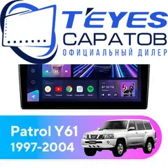 Штатная магнитола TEYES CC3 2K 4/32 9.5" для Nissan Patrol 1997-2004