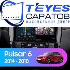 Штатная магнитола TEYES CC3 4/32 9" для Nissan Pulsar 2014-2018