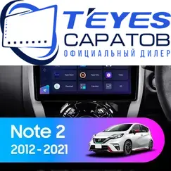 Штатная магнитола TEYES CC3 6/128 10.2" для Nissan Note 2012-2020