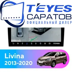 Штатная магнитола TEYES CC3 2K 360 6/128 10.36" для Nissan Livina 2013-2020