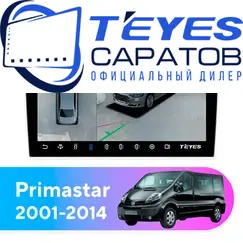 Штатная магнитола TEYES CC3 2K 360 6/128 10.36" для Nissan Primastar 2001-2014