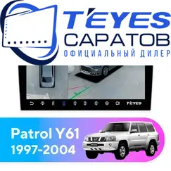Штатная магнитола TEYES CC3 2K 360 6/128 9.5" для Nissan Patrol 1997-2004