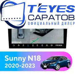 Штатная магнитола TEYES CC3 2K 360 6/128 10.36" для Nissan Sunny 2020-2023