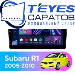 Штатная магнитола TEYES CC3 4/32 10.2" для Subaru R1 2005-2010