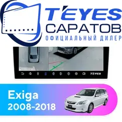 Штатная магнитола TEYES CC3 2K 360 6/128 9.5" для Subaru Exiga 2008-2018