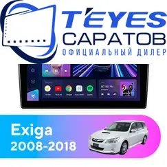 Штатная магнитола TEYES CC3 2K 4/64 9.5" для Subaru Exiga 2008-2018