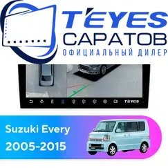Штатная магнитола TEYES CC3 2K 360 6/128 9.5" для Suzuki Every 2005-2015