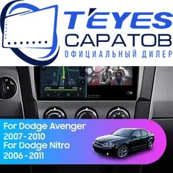 Штатная магнитола TEYES CC3 6/128 9" для Dodge Nitro 2006-2011
