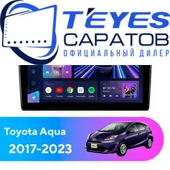 Штатная магнитола TEYES CC3 2K 4/32 9.5" для Toyota Aqua 2017-2023
