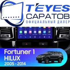 Штатная магнитола TEYES CC3 2K 360 6/128 9.5" для Toyota Hilux 2004-2011 - комплектация [F2]