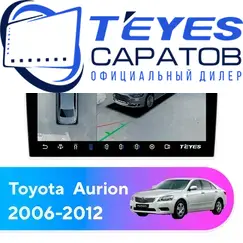 Штатная магнитола TEYES CC3 2K 360 6/128 10.36" для Toyota Aurion 2006-2012