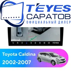 Штатная магнитола TEYES CC3 2K 360 6/128 10.36" для Toyota Caldina 2002-2007