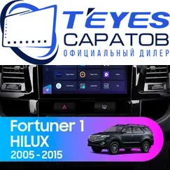 Штатная магнитола TEYES CC3 2K 360 6/128 9.5" для Toyota Hilux 2004-2015 - комплектация [F3]