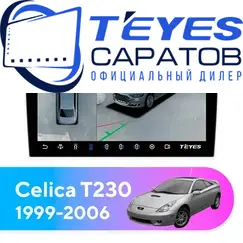 Штатная магнитола TEYES CC3 2K 360 6/128 9.5" для Toyota Celica 1999-2006