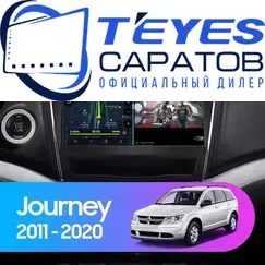 Штатная магнитола TEYES CC3 2K 360 6/128 9.5" для Dodge Journey 2007-2011