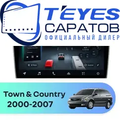 Штатная магнитола TEYES CC4 Pro 8/128 10.36" для Chrysler Town & Country 2000-2007 - комплектация [B]