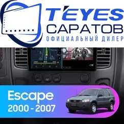 Штатная магнитола TEYES CC3 2K 360 6/128 9.5" для Ford Escape 2000-2007