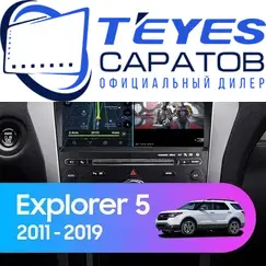 Штатная магнитола TEYES CC3 2K 360 6/128 10.36" для Ford Explorer 2010-2019 - комплектация [B]