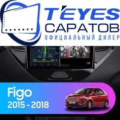 Штатная магнитола TEYES CC3 4/32 9" для Ford Figo 2015-2018 - комплектация [F1]