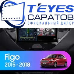 Штатная магнитола TEYES CC3 2K 4/32 9.5" для Ford Figo 2015-2018 - комплектация [F2]